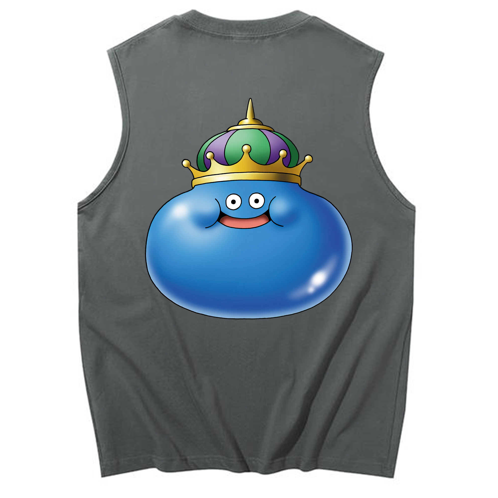 （画像用） ドラゴンクエスト Doragon Kuesuto Dragon Quest コットン100％タンクトップ（背面プリント）